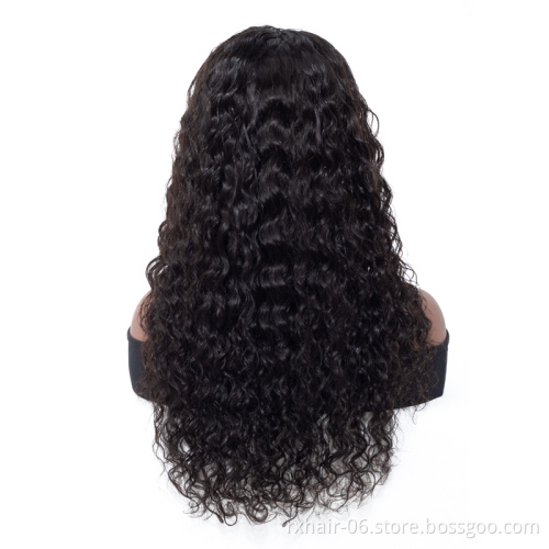 China Manufacturer 100% Cuticle Aligned Brazilian Human Hair Full Lace Wigs